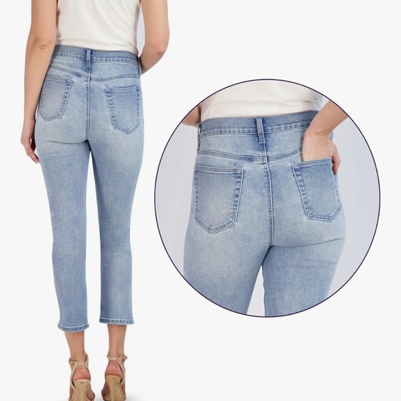 Savi Parker Maternity Jeans for Women, Straight Leg - Picture 3 of 5